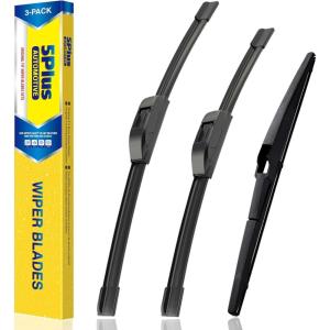 image:imageWindshield Wipers Replacement for Jeep wrangler JK 20082018Jeep wrangler 20072017 Premium All Weather Front amp Rear Wiper Blades 151513OEM Original Factory QualitySet of 3262012