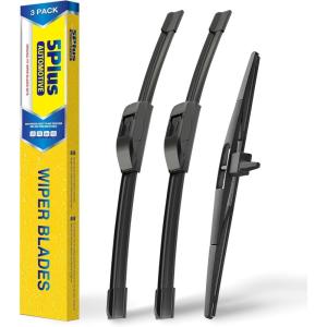 image:imageWindshield Wipers Replacement for Jeep wrangler JK 20082018Jeep wrangler 20072017 Premium All Weather Front amp Rear Wiper Blades 151513OEM Original Factory QualitySet of 3222114F