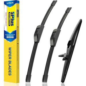 image:imageWindshield Wipers Replacement for Jeep wrangler JK 20082018Jeep wrangler 20072017 Premium All Weather Front amp Rear Wiper Blades 151513OEM Original Factory QualitySet of 3242012