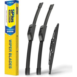 image:imageWindshield Wipers Replacement for Jeep wrangler JK 20082018Jeep wrangler 20072017 Premium All Weather Front amp Rear Wiper Blades 151513OEM Original Factory QualitySet of 3222010HOOK