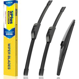 image:imageWindshield Wipers Replacement for Jeep wrangler JK 20082018Jeep wrangler 20072017 Premium All Weather Front amp Rear Wiper Blades 151513OEM Original Factory QualitySet of 3261610