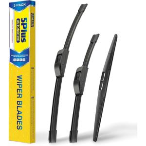 image:imageWindshield Wipers Replacement for Jeep wrangler JK 20082018Jeep wrangler 20072017 Premium All Weather Front amp Rear Wiper Blades 151513OEM Original Factory QualitySet of 3281414B