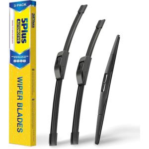 image:imageWindshield Wipers Replacement for Jeep wrangler JK 20082018Jeep wrangler 20072017 Premium All Weather Front amp Rear Wiper Blades 151513OEM Original Factory QualitySet of 3261714B