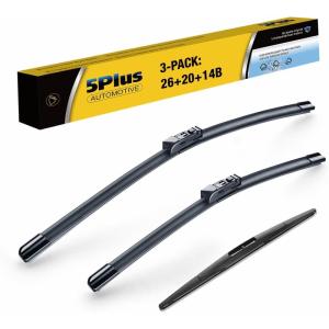 image:imageWindshield Wipers Replacement for Jeep wrangler JK 20082018Jeep wrangler 20072017 Premium All Weather Front amp Rear Wiper Blades 151513OEM Original Factory QualitySet of 3262014BDPTB