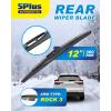 image:image5 PLUS 10 Inch Rear Wiper Blade Fit JU Hook Wiper Arm 1PC PVC PackReplacement for Chevy Trax 20152022 Traverse 20182024GMC Acadia 20172023 Rear Windshield Wiper Mute Original OEM Quality12RB12B