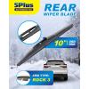image:image5 PLUS 10 Inch Rear Wiper Blade Fit JU Hook Wiper Arm 1PC PVC PackReplacement for Chevy Trax 20152022 Traverse 20182024GMC Acadia 20172023 Rear Windshield Wiper Mute Original OEM Quality10RB10B