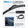 image:image5 PLUS 2626 Windshield Wiper Blades Replacement for Ford Fusion 2020 2019 2018 2017 2016 2015 2014 2013 Original Factory Quality Fit for Pinch Tab Front Wipers ArmPack of 22219HOOK