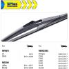 image:image5 PLUS 2626 Windshield Wiper Blades Replacement for Ford Fusion 2020 2019 2018 2017 2016 2015 2014 2013 Original Factory Quality Fit for Pinch Tab Front Wipers ArmPack of 21212JP