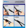 image:image5 PLUS 2626 Windshield Wiper Blades Replacement for Ford Fusion 2020 2019 2018 2017 2016 2015 2014 2013 Original Factory Quality Fit for Pinch Tab Front Wipers ArmPack of 22220Pinch Tab