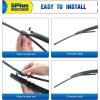 image:image5 PLUS 2626 Windshield Wiper Blades Replacement for Ford Fusion 2020 2019 2018 2017 2016 2015 2014 2013 Original Factory Quality Fit for Pinch Tab Front Wipers ArmPack of 21111GP