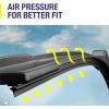 image:image5 PLUS 2626 Windshield Wiper Blades Replacement for Ford Fusion 2020 2019 2018 2017 2016 2015 2014 2013 Original Factory Quality Fit for Pinch Tab Front Wipers ArmPack of 22419HOOK