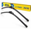 image:image5 PLUS 2626 Windshield Wiper Blades Replacement for Ford Fusion 2020 2019 2018 2017 2016 2015 2014 2013 Original Factory Quality Fit for Pinch Tab Front Wipers ArmPack of 22020