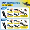 image:image5 PLUS 22 and 22 Inch Front Wiper Blades 2Pack Size Pair Options  Windshield Wiper Size Pairs MultiAdapter Design Smooth Wiping AllWeather Performance Easy Install24 and 24