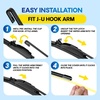 image:image5 PLUS 22 and 22 Inch Front Wiper Blades 2Pack Size Pair Options  Windshield Wiper Size Pairs MultiAdapter Design Smooth Wiping AllWeather Performance Easy Install26 and 18