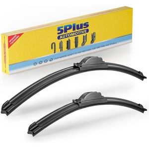 image:image5 PLUS 22 and 22 Inch Front Wiper Blades 2Pack Size Pair Options  Windshield Wiper Size Pairs MultiAdapter Design Smooth Wiping AllWeather Performance Easy Install22 and 21