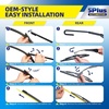 image:image5 PLUS CustomFit Wipers fits Toyota Highlander 20202026 Windshield Wipers  261810 Front Rear Wipers SetOEM Original Equipment ReplacementAllSeasonsStreakFree WipingQuiet Clear Visibilityfits Sequoia 20082022DPR