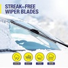 image:image5 PLUS CustomFit Wipers fits Toyota Highlander 20202026 Windshield Wipers  261810 Front Rear Wipers SetOEM Original Equipment ReplacementAllSeasonsStreakFree WipingQuiet Clear Visibilityfits Camry 20182024 Avalon 20192022DP