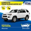 image:image5 PLUS CustomFit Wipers fits Toyota Highlander 20202026 Windshield Wipers  261810 Front Rear Wipers SetOEM Original Equipment ReplacementAllSeasonsStreakFree WipingQuiet Clear Visibilityfits 4Runner 20102024DPR