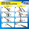 image:image5 PLUS CustomFit Wipers fits Toyota Highlander 20202026 Windshield Wipers  261810 Front Rear Wipers SetOEM Original Equipment ReplacementAllSeasonsStreakFree WipingQuiet Clear Visibilityfits Venza 20212024DPR