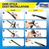image:image5 PLUS CustomFit Wipers fits Toyota Highlander 20202026 Windshield Wipers  261810 Front Rear Wipers SetOEM Original Equipment ReplacementAllSeasonsStreakFree WipingQuiet Clear Visibilityfits Prius V 20122017DPR