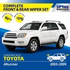 image:image5 PLUS CustomFit Wipers fits Toyota Highlander 20202026 Windshield Wipers  261810 Front Rear Wipers SetOEM Original Equipment ReplacementAllSeasonsStreakFree WipingQuiet Clear Visibilityfits 4Runner 20032009DPR