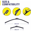 image:image5 PLUS CustomFit Wipers fits Toyota Highlander 20202026 Windshield Wipers  261810 Front Rear Wipers SetOEM Original Equipment ReplacementAllSeasonsStreakFree WipingQuiet Clear Visibilityfits Corolla 20092018DP