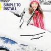 image:image5 PLUS CustomFit Wipers fits Toyota Highlander 20202026 Windshield Wipers  261810 Front Rear Wipers SetOEM Original Equipment ReplacementAllSeasonsStreakFree WipingQuiet Clear Visibilityfits Prius 20162022DP