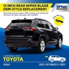 image:image5 PLUS CustomFit Wipers fits Toyota Highlander 20202026 Windshield Wipers  261810 Front Rear Wipers SetOEM Original Equipment ReplacementAllSeasonsStreakFree WipingQuiet Clear Visibility1212ARear Wiper Blade
