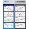 image:image5 PLUS CustomFit Wipers fits Toyota Highlander 20202026 Windshield Wipers  261810 Front Rear Wipers SetOEM Original Equipment ReplacementAllSeasonsStreakFree WipingQuiet Clear Visibilityfits FJ Cruiser 20072014DPR