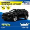 image:image5 PLUS CustomFit Wipers fits Toyota Highlander 20202026 Windshield Wipers  261810 Front Rear Wipers SetOEM Original Equipment ReplacementAllSeasonsStreakFree WipingQuiet Clear Visibilityfits RAV4 20192025DPR