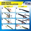 image:image5 PLUS CustomFit Wipers fits Toyota Highlander 20202026 Windshield Wipers  261810 Front Rear Wipers SetOEM Original Equipment ReplacementAllSeasonsStreakFree WipingQuiet Clear Visibilityfits Prius C 20122019DPR