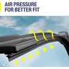 image:image5 PLUS CustomFit Wipers fits Toyota Highlander 20202026 Windshield Wipers  261810 Front Rear Wipers SetOEM Original Equipment ReplacementAllSeasonsStreakFree WipingQuiet Clear Visibilityfits Sienna 20112020DP