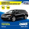 image:image5 PLUS CustomFit Wipers fits Toyota Highlander 20202026 Windshield Wipers  261810 Front Rear Wipers SetOEM Original Equipment ReplacementAllSeasonsStreakFree WipingQuiet Clear Visibilityfits Venza 20092015DPR