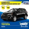 image:image5 PLUS CustomFit Wipers fits Toyota Highlander 20202026 Windshield Wipers  261810 Front Rear Wipers SetOEM Original Equipment ReplacementAllSeasonsStreakFree WipingQuiet Clear Visibilityfits RAV4 20132018 DPR